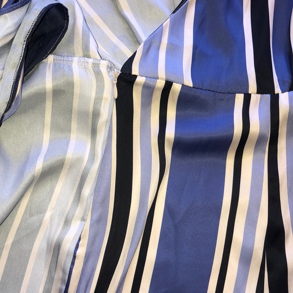 NEW!!! HP π₯³π₯³π₯³Zara Blue Striped Jumpsuit - Picture 13 of 16